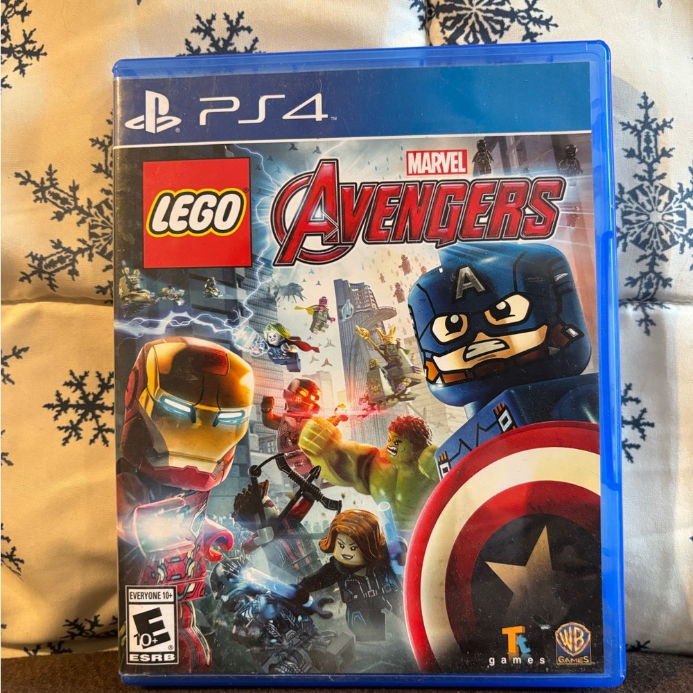 LEGO Marvel Avengers PS4 Game - Blue Case